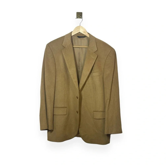 Jos A. Bank Men’s Wool/Silk Blend Corduroy Sport Coat Blazer in Camel Size 42 - Picture 6 of 13
